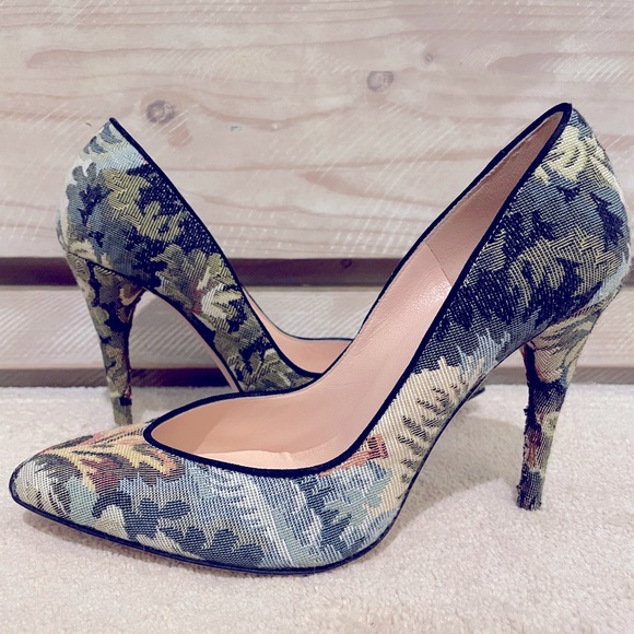 🌟Carven Toile Heels - Picture 1 of 5